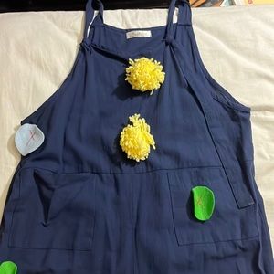 Handmade clown costume overalls (detailing is kinda flimsy)